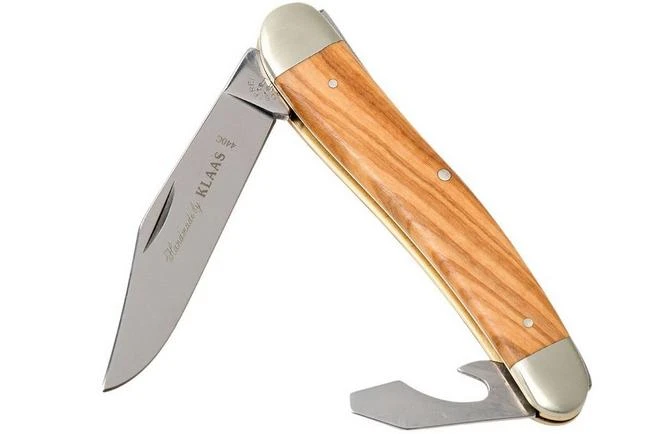 Robert Klaas Classic Line 100mm, Olive Pocket Knife With Bottle Opener 2 Robert Klaas Classic Line 100mm, Olive Pocket Knife With Bottle Opener - Image 2