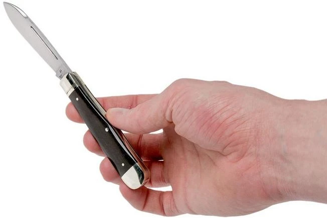 Robert Klaas 95mm Blackwood 4345-1-382 Carbon Steel Pocket Knife 7 Robert Klaas 95mm Blackwood 4345-1-382 Carbon Steel Pocket Knife - Image 7