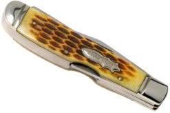 Rough Ryder Mini Trapper Amber Bone RR948 Slipjoint Pocket Knife -Knife Shop RY948 04 rough ryder