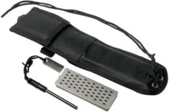 Schrade Frontier 5" Fixed Blade SCHF36, 1095 Carbon Steel, Fixed Knife With Sharpening Steel And Firesteel -Knife Shop SCHF36 08 schrade