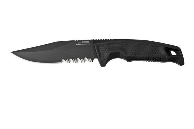 SOG Recondo FX, Black, Partially Serrated 17-22-02-57 Fixed Knife 1 SOG Recondo FX, Black, Partially Serrated 17-22-02-57 Fixed Knife