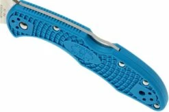 Spyderco Delica 4 Blue C11FPBL Pocket Knife -Knife Shop SPC11FPBL 05 spyderco delica 4 blauw spc11fpbl d5