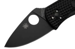 Spyderco Ambitious Lightweight Black C148PBBK Pocket Knife -Knife Shop SPC148PBBK 03 spyderco