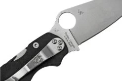 Spyderco Paramilitary 2 C81GP2 Pocket Knife -Knife Shop SPC81GP2 05 spyderco