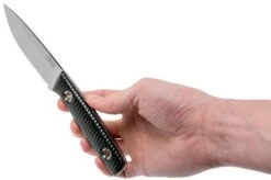 TRC Knives Classic Freedom, Black Canvas Micarta Outdoor Knife -Knife Shop TI CF MICBK 06 trc knives