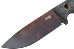 TRC Knives South Pole Apocalypse Finish 2021 Biohazard Edition, Elmax, Black Canvas Micarta, Survival Knife -Knife Shop TI SP BCM BHE 03 trc knives v202106