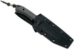 TRC Knives South Pole Apocalypse Finish 2021 Biohazard Edition, Elmax, Black Canvas Micarta, Survival Knife -Knife Shop TI SP BCM BHE 06 trc knives v202106