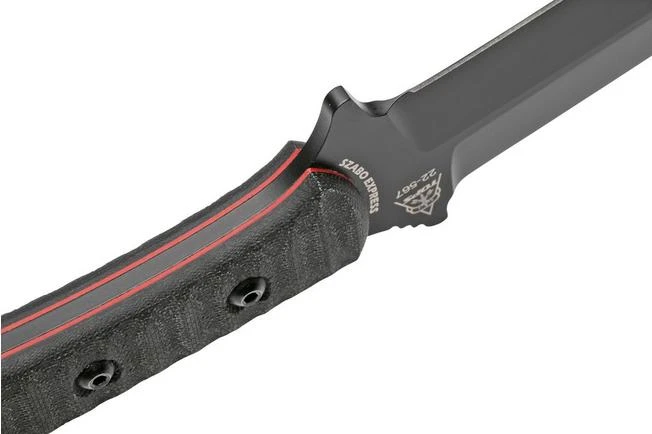 TOPS Knives Szabo Express, Single Edge, Micarta SZEX-01 Outdoor Knife, Szabo Design 5 TOPS Knives Szabo Express, Single Edge, Micarta SZEX-01 Outdoor Knife, Szabo Design - Image 5
