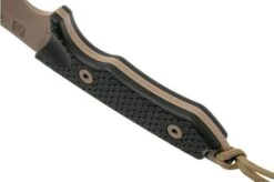 Spartan Blades Ronin Shinto, FDE Blade, Black Handle, Outdoor Knife -Knife Shop USSB47DEBKNLTN 04 spartan blades