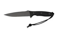 Spartan Blades Moros SB53BKBKNLBK Black, Black Micarta, Molle-Black Sheath, Survival Knife