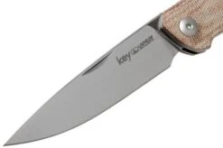 Viper Key V5976CN Natural Canvas Micarta Pocket Knife, Jesper Voxnaes Design -Knife Shop VPV5976CN 03 viper
