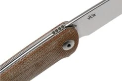 Viper Key V5976CN Natural Canvas Micarta Pocket Knife, Jesper Voxnaes Design -Knife Shop VPV5976CN 06 viper