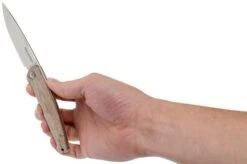 Viper Key V5976CN Natural Canvas Micarta Pocket Knife, Jesper Voxnaes Design -Knife Shop VPV5976CN 08 viper