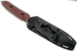 Viper Fearless VT4018CR Sleipner Stonewashed, Red Canvas Micarta, Fixed Knife, Rumici Design -Knife Shop VPVT4018CR 07 viper