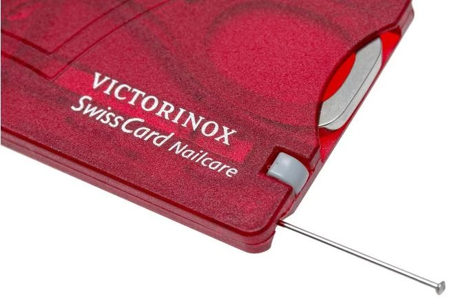 Victorinox SwissCard Nailcare Translucent Red - 0.7240.T 4 Victorinox SwissCard Nailcare Translucent Red - 0.7240.T - Image 4