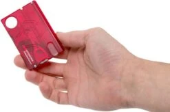 Victorinox SwissCard Nailcare Translucent Red - 0.7240.T 9 Victorinox SwissCard Nailcare Translucent Red - 0.7240.T -Knife Shop VT0 7240 T 05 victorinox