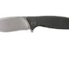 WE Knife Balaenoptera WK712D Pocket Knife, Grey Handle, Stonewashed Blade