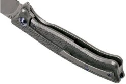 WE Knife Balaenoptera WK712D Pocket Knife, Grey Handle, Stonewashed Blade -Knife Shop WK712D 05 we knife wk712d 05