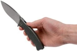 WE Knife Balaenoptera WK712D Pocket Knife, Grey Handle, Stonewashed Blade -Knife Shop WK712D 08 we knife wk712d 08