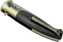 WE Knife Deacon 901C Pocket Knife, Gold -Knife Shop WK901C 04 we knife