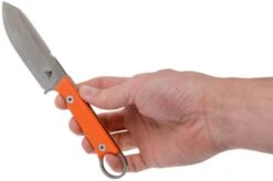 White River Knives FC3.5 Pro Firecraft Survival Knife Orange G10, Kydex Sheath With Fire Steel -Knife Shop WRFC35 PRO TOR 06 white river knives