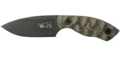 White River Knives GTI 3 Black & OD Green Canvas Micarta, Justin Gingrich Design