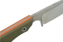 White River M1 Backpacker Pro WRM1-TGO Green/Orange G10, Kydex Sheath, Neck Knife -Knife Shop WRM1 TGO 05 whiteriver