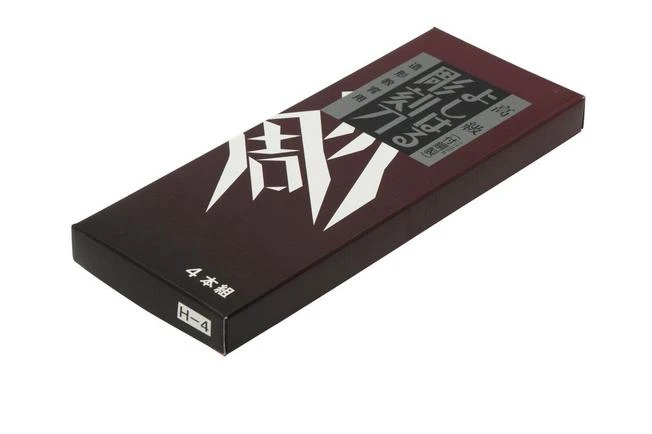 Yoshiharu H-4 Japanese Wood Carving Knives, Set Of 4 4 Yoshiharu H-4 Japanese Wood Carving Knives, Set Of 4 - Image 4