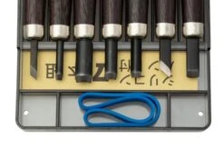 Yoshiharu H-7 Japanese Wood Carving Knives, Set Of 7 In Plastic Case 6 Yoshiharu H-7 Japanese Wood Carving Knives, Set Of 7 In Plastic Case -Knife Shop YSH 020 03 yoshiharu