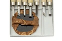 Yoshiharu L-7 Maruichi Japanese Wood Carving Knives, Set Of 7 With Baren 6 Yoshiharu L-7 Maruichi Japanese Wood Carving Knives, Set Of 7 With Baren -Knife Shop YSH 026 03 yoshiharu