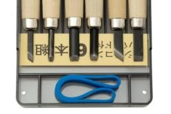 Yoshiharu KL-6 Maruichi Japanese Wood Carving Knives, Set Of 6 In Plastic Case 6 Yoshiharu KL-6 Maruichi Japanese Wood Carving Knives, Set Of 6 In Plastic Case -Knife Shop YSH 033 03 yoshiharu